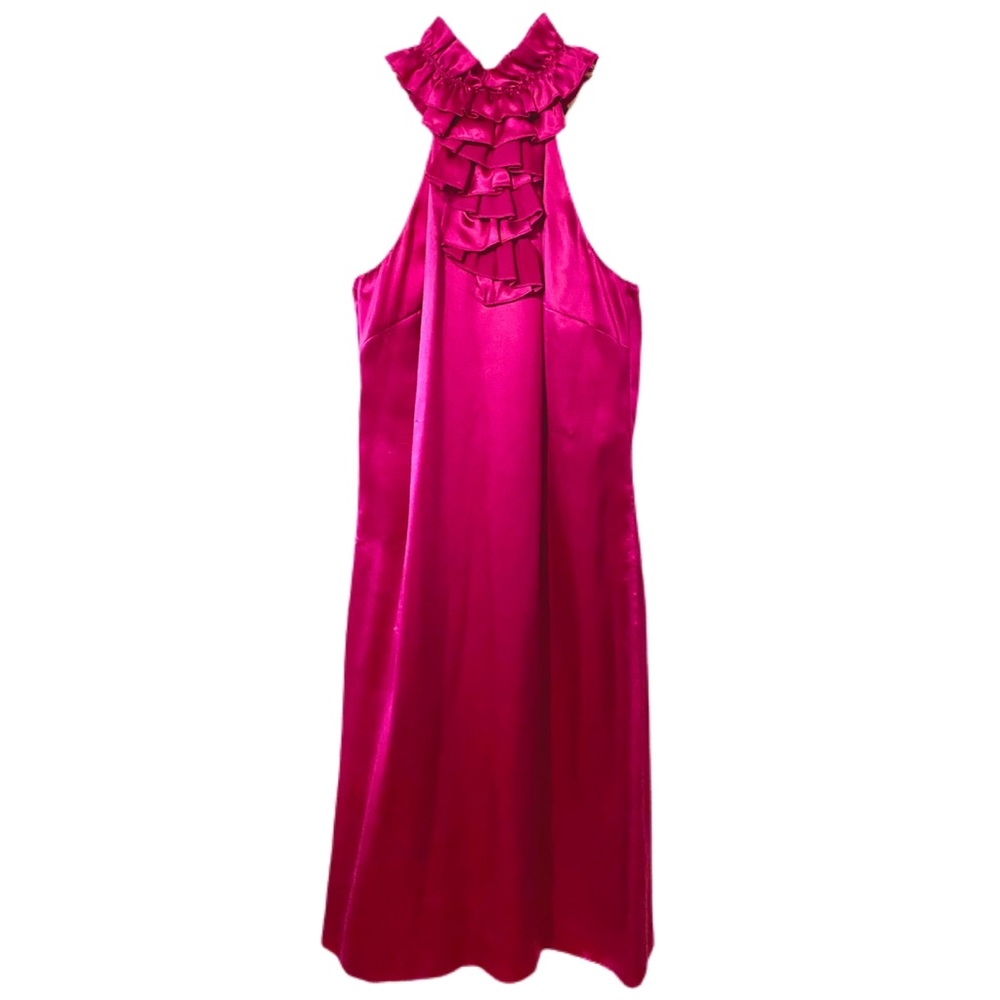 Antonio Melani Satin Dress Fuchsia